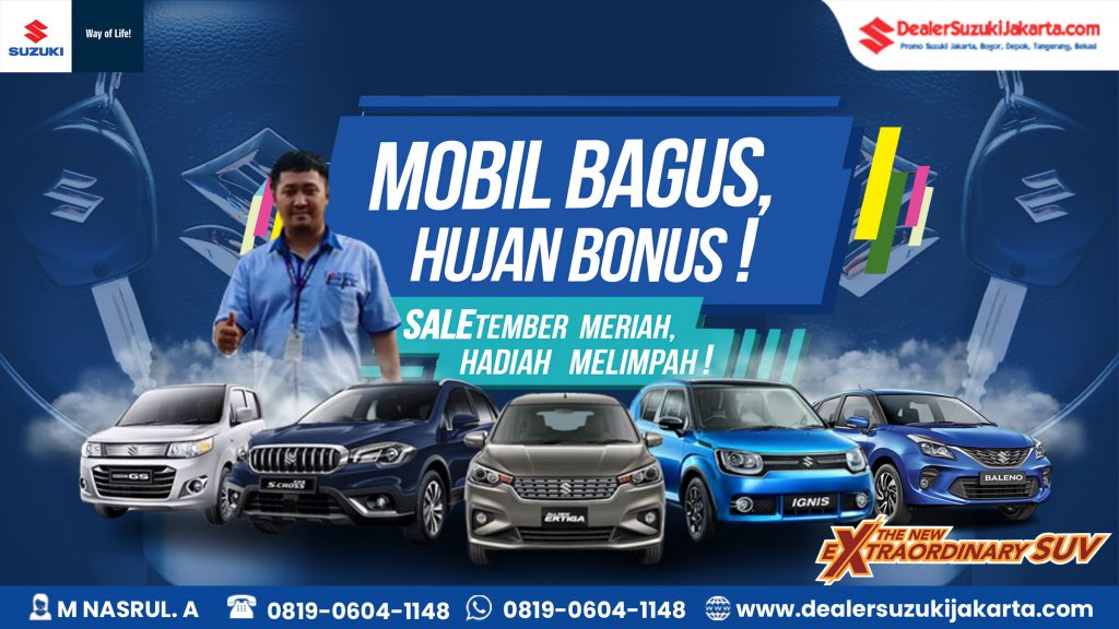 Promo Suzuki Jakarta SALEtember Meriah Dan Hadiah Melimpah